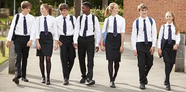 Children in School Uniform