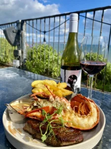 Food & Wine on the Seafront at Barton On Sea